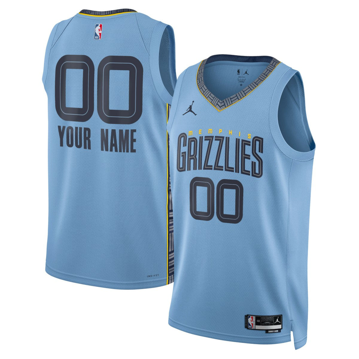 Memphis Grizzlies Jordan Brand Unisex 2022/23 Swingman Custom Jersey Outlet