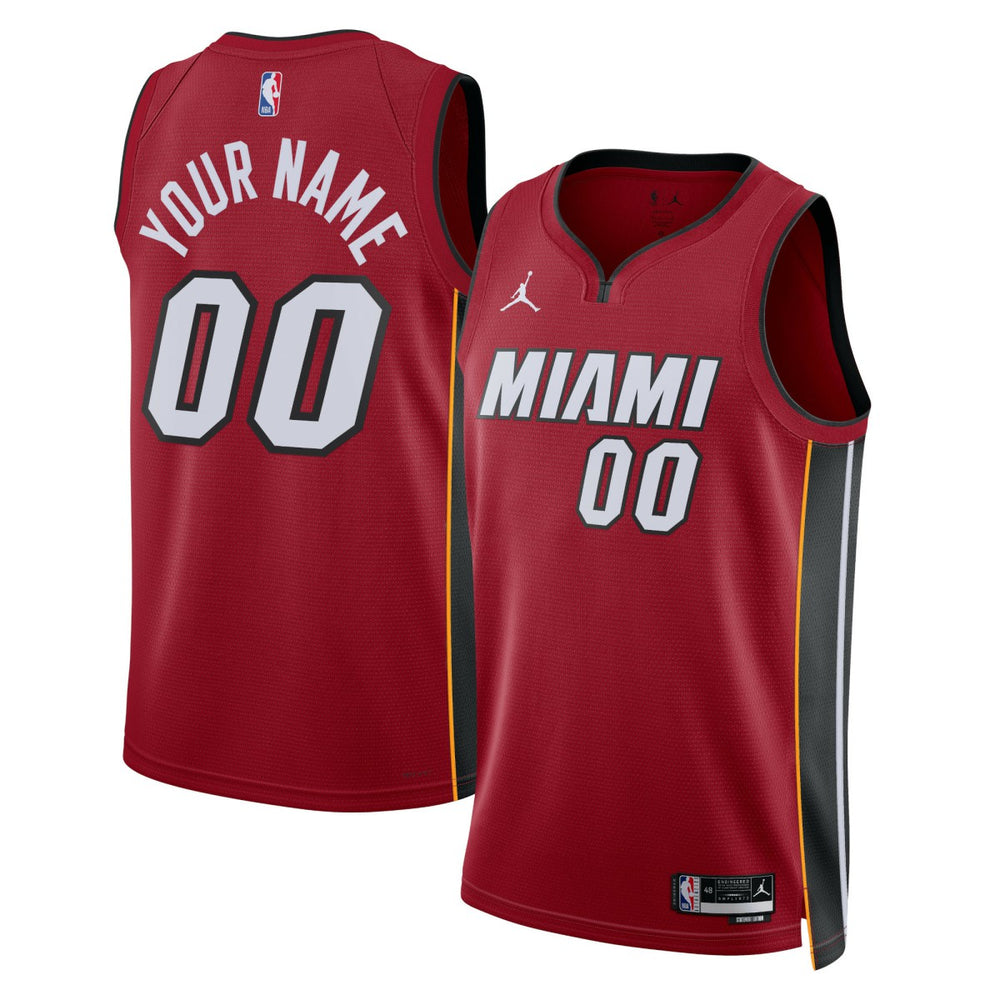 Miami Heat Jordan Brand Unisex 2022/23 Swingman Custom Jersey Outlet
