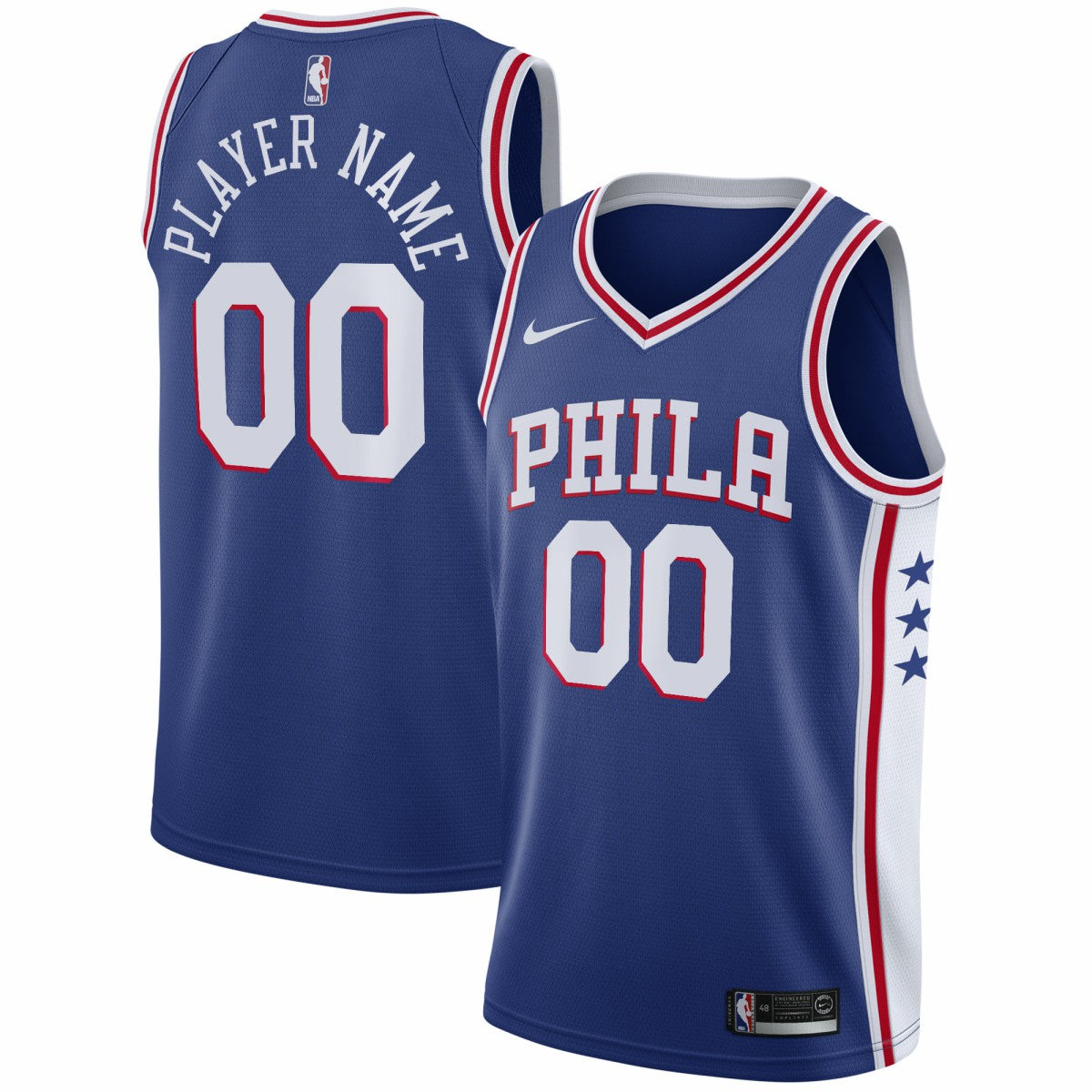 Philadelphia 76ers 2020/21 Swingman Custom Jersey On Sale