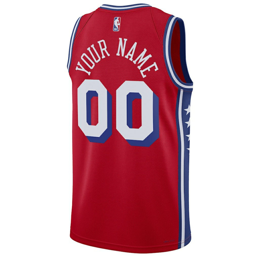 Philadelphia 76ers Jordan Brand Unisex 2022/23 Swingman Custom Jersey Discount