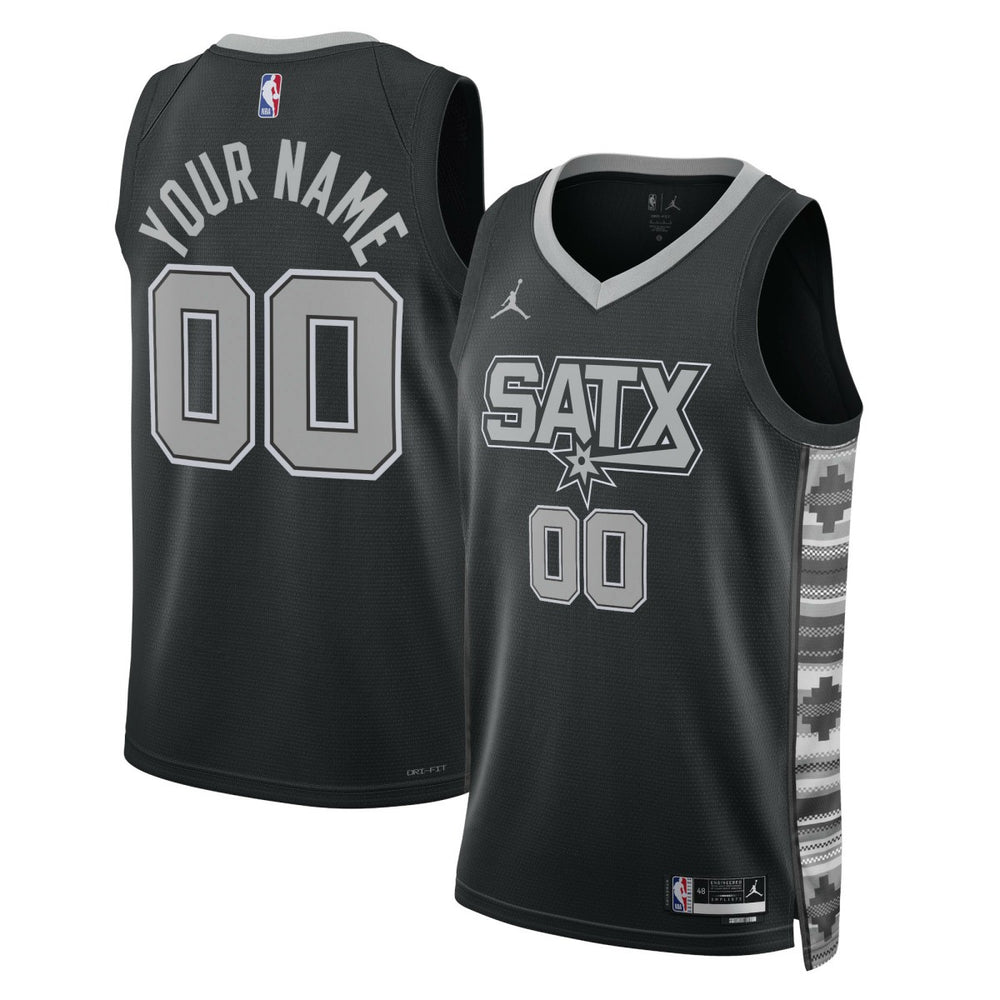 San Antonio Spurs Jordan Brand Unisex 2022/23 Swingman Custom Jersey Outlet