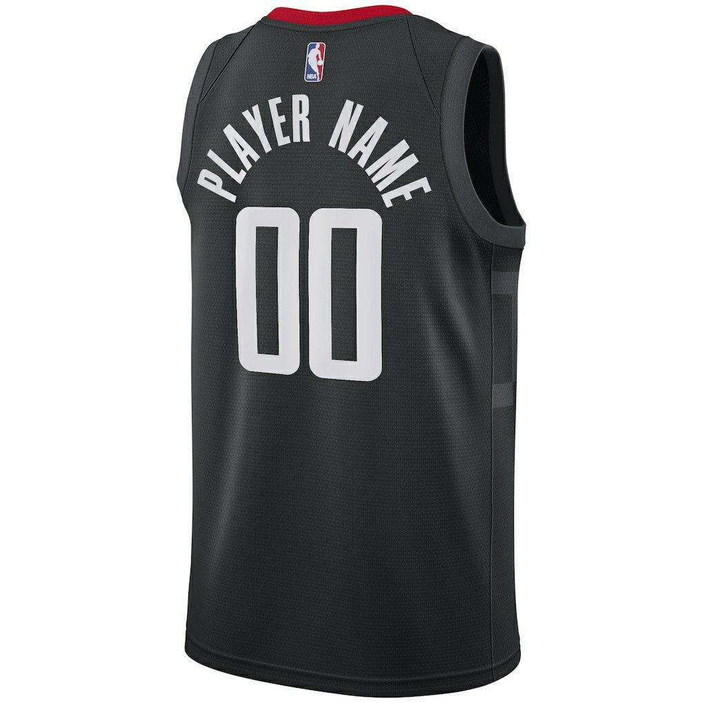 Houston Rockets Swingman Custom Jersey Black On Sale