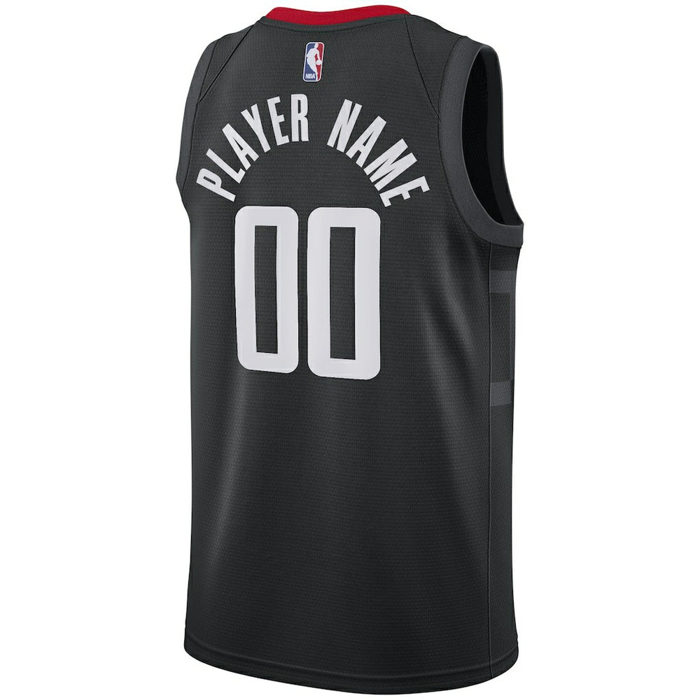 Houston Rockets Swingman Custom Jersey Black On Sale