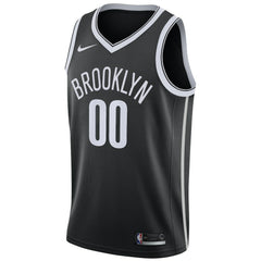 Brooklyn Nets Swingman Custom Jersey Black Discount