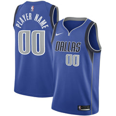 Dallas Mavericks Swingman Custom Jersey Blue sale For Sale