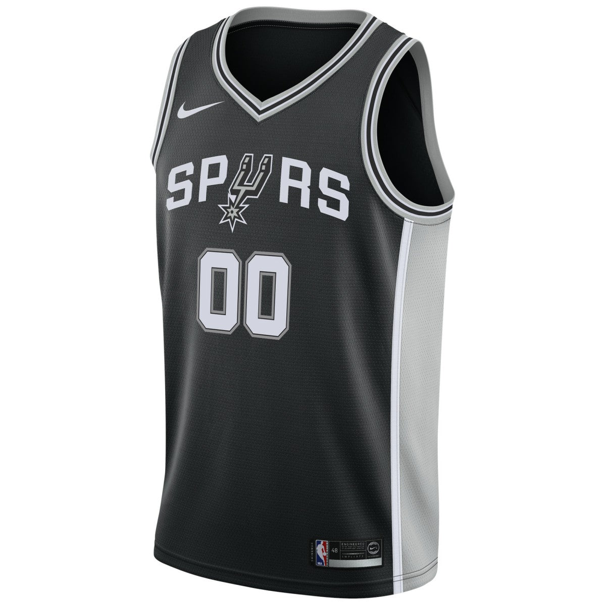 San Antonio Spurs Swingman Custom Jersey Black Online