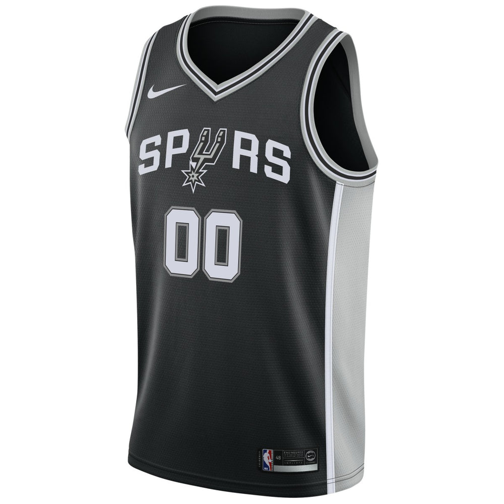 San Antonio Spurs Swingman Custom Jersey Black Online