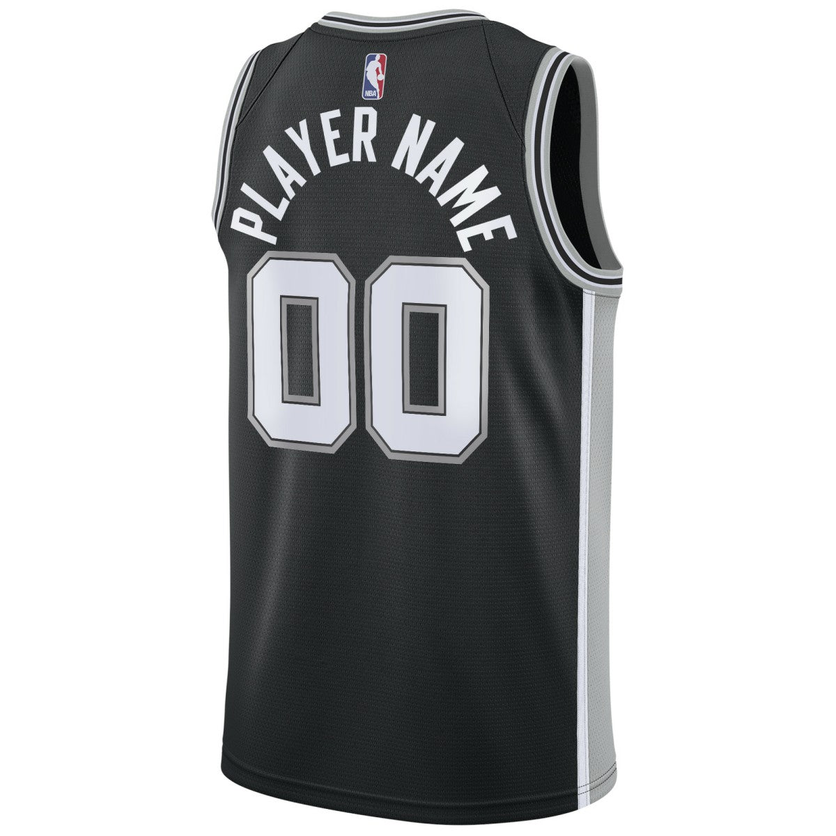 San Antonio Spurs Swingman Custom Jersey Black Online