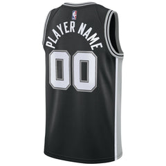 San Antonio Spurs Swingman Custom Jersey Black Online