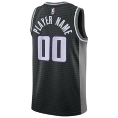 Sacramento Kings Swingman Custom Jersey Black On Sale