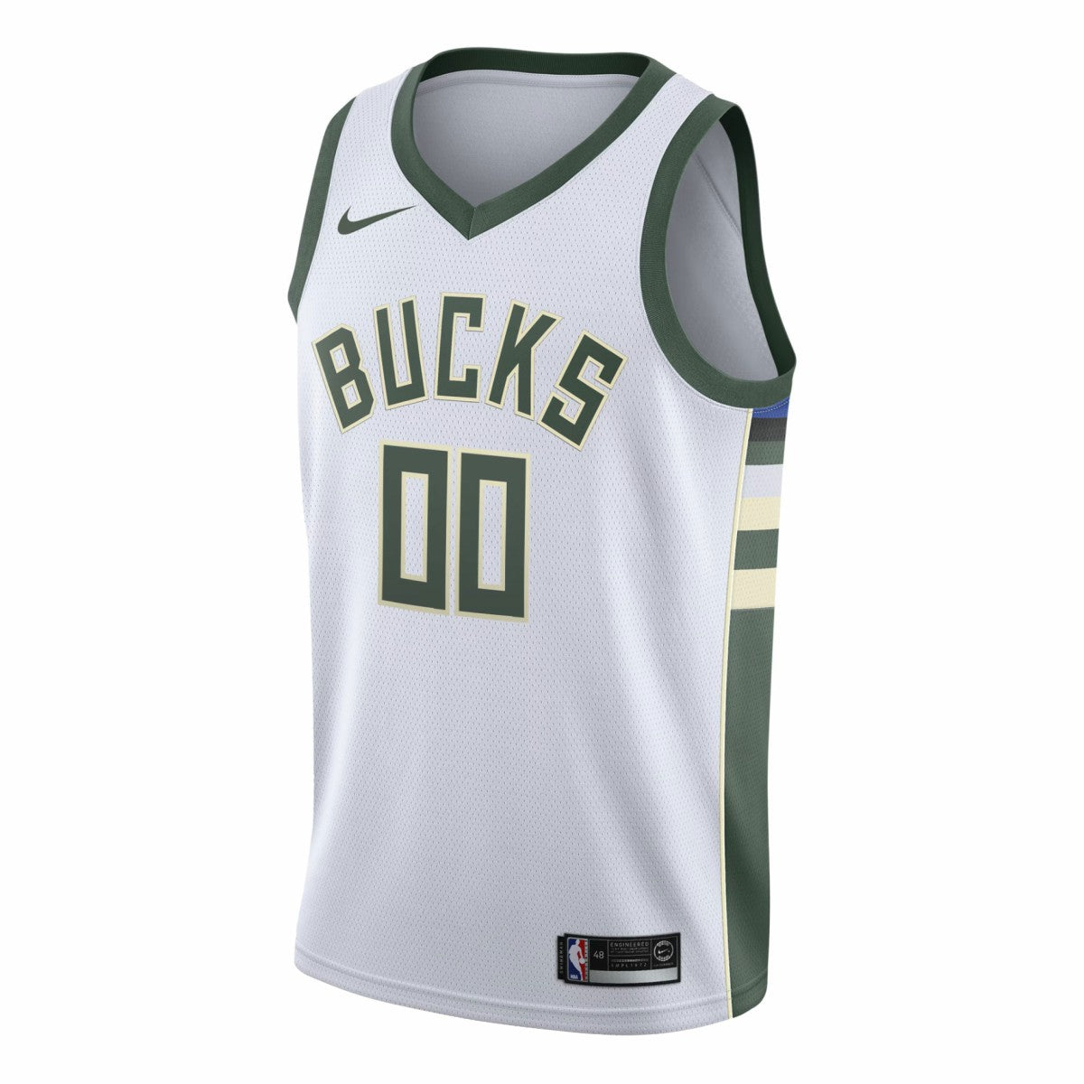 Milwaukee Bucks Swingman Custom Jersey White New