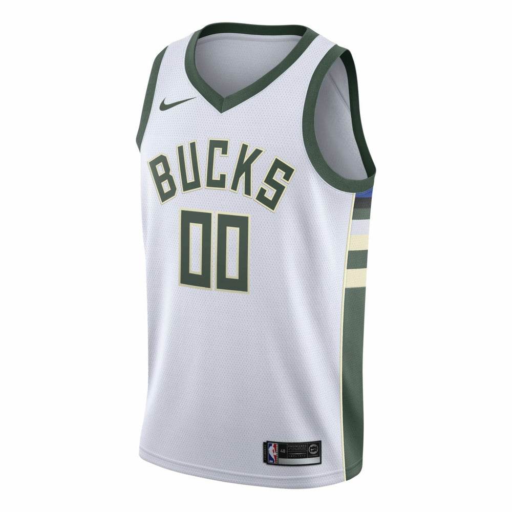 Milwaukee Bucks Swingman Custom Jersey White New