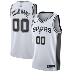 San Antonio Spurs Custom Swingman Jersey White On Sale