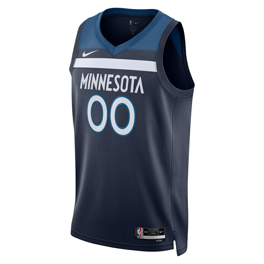 Minnesota Timberwolves Unisex Swingman Custom Jersey Navy Discount