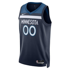 Minnesota Timberwolves Unisex Swingman Custom Jersey Navy Discount