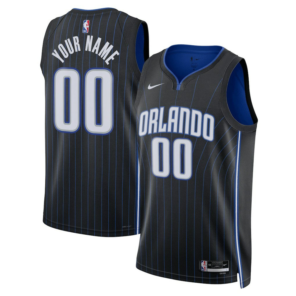 Orlando Magic Unisex Swingman Custom Jersey Black New