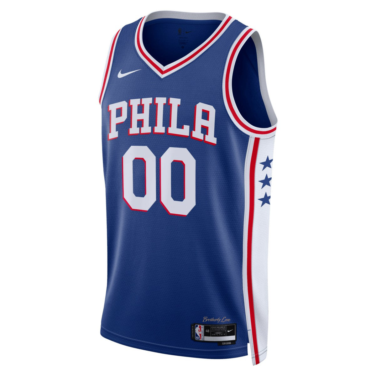 Philadelphia 76ers Unisex 2022/23 Swingman Custom Jersey Royal Discount