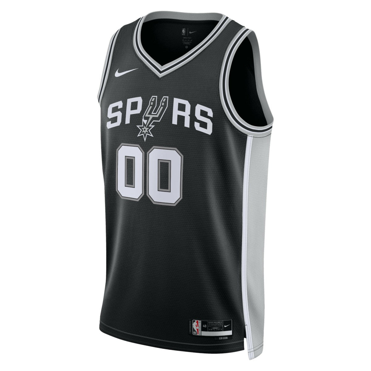 San Antonio Spurs Unisex Swingman Custom Jersey Black Online
