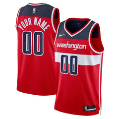 Washington Wizards Unisex Swingman Custom Jersey Red For Sale