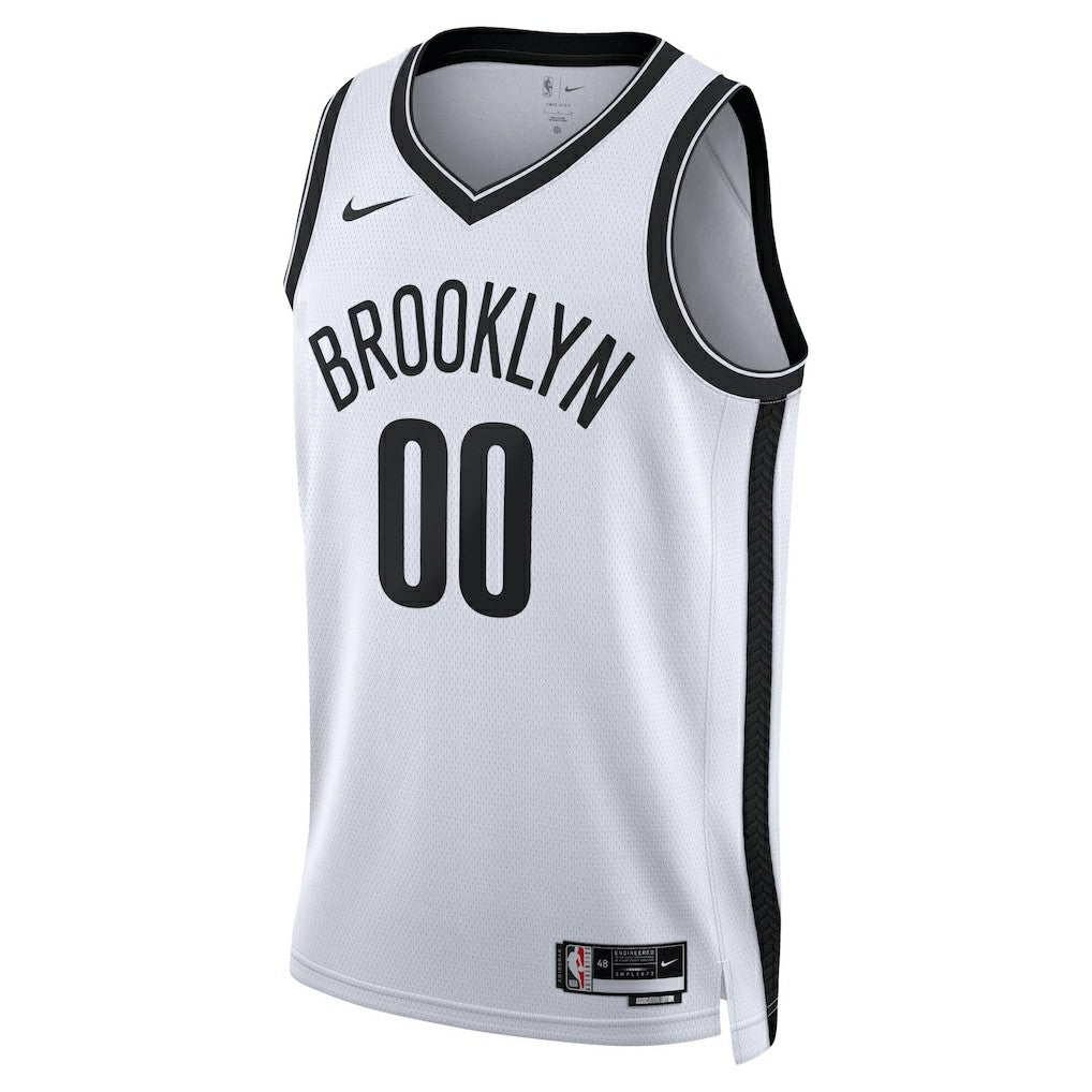 Brooklyn Nets Unisex Swingman Custom Jersey White Outlet