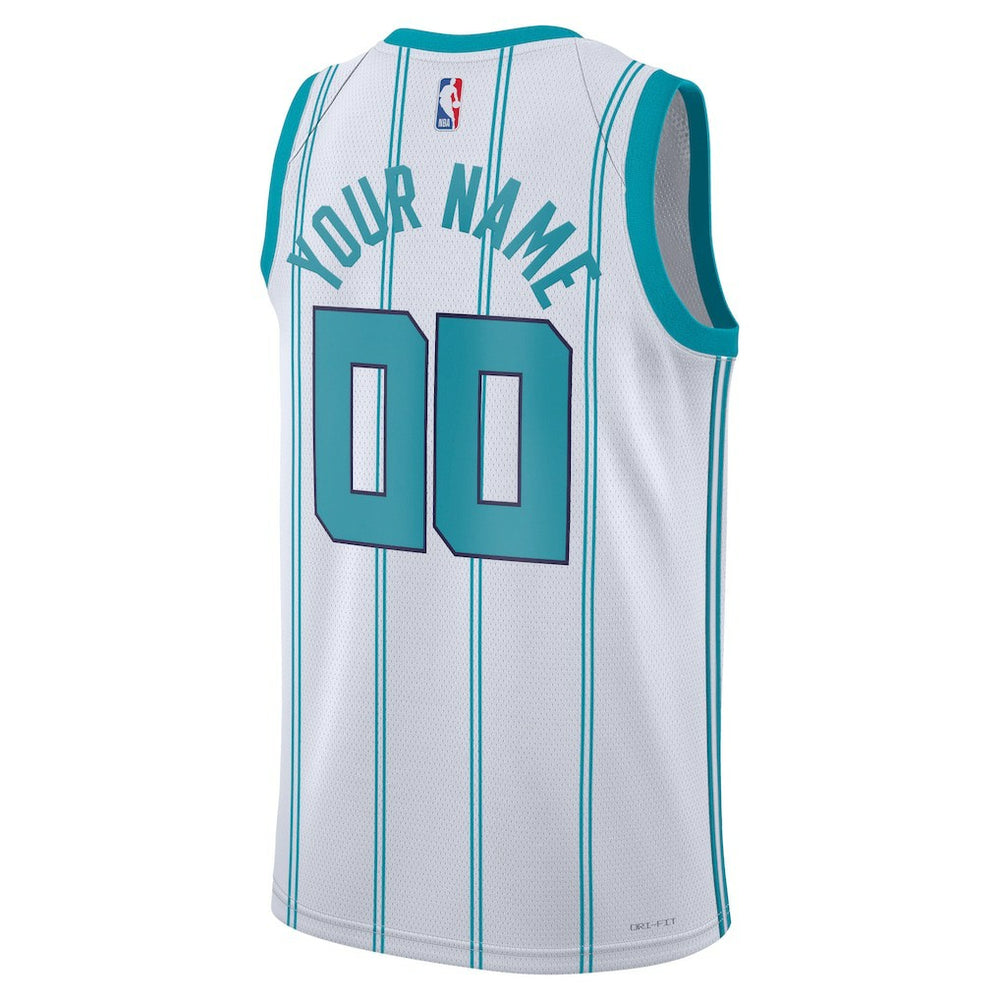 Charlotte Hornets Jordan Brand Unisex Swingman Custom Jersey White Outlet