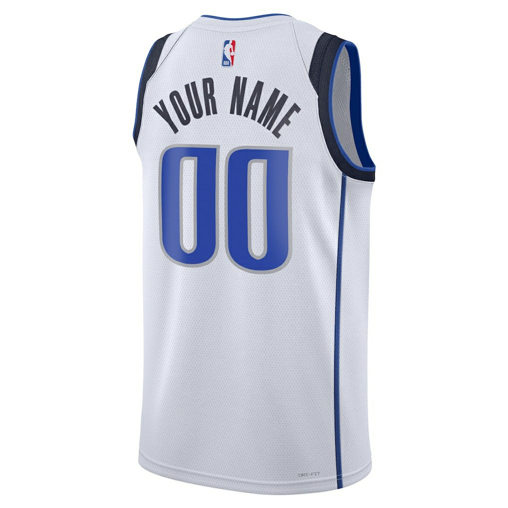 Dallas Mavericks Unisex Swingman Custom Jersey White sale For Sale