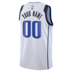 Dallas Mavericks Unisex Swingman Custom Jersey White sale For Sale