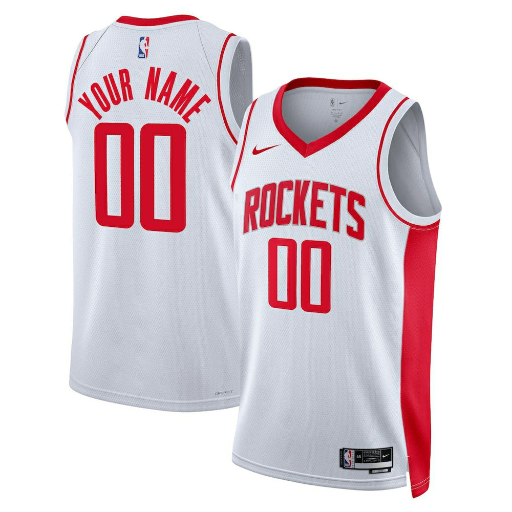 Houston Rockets Unisex Swingman Custom Jersey White On Sale