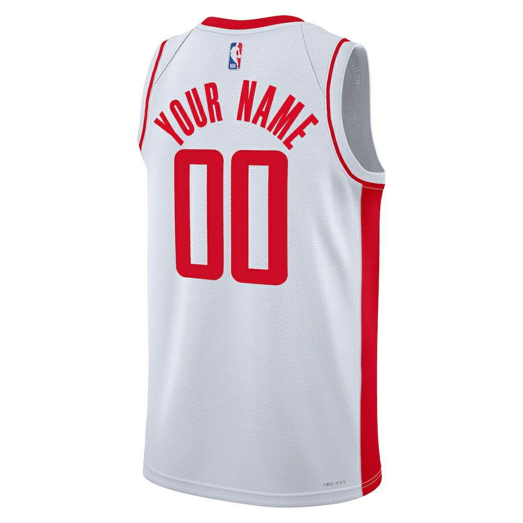Houston Rockets Unisex Swingman Custom Jersey White On Sale
