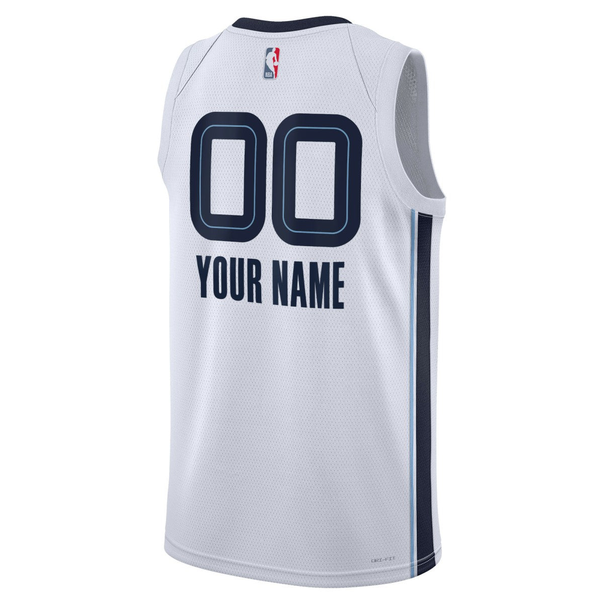 Memphis Grizzlies Unisex Swingman Custom Jersey White Outlet