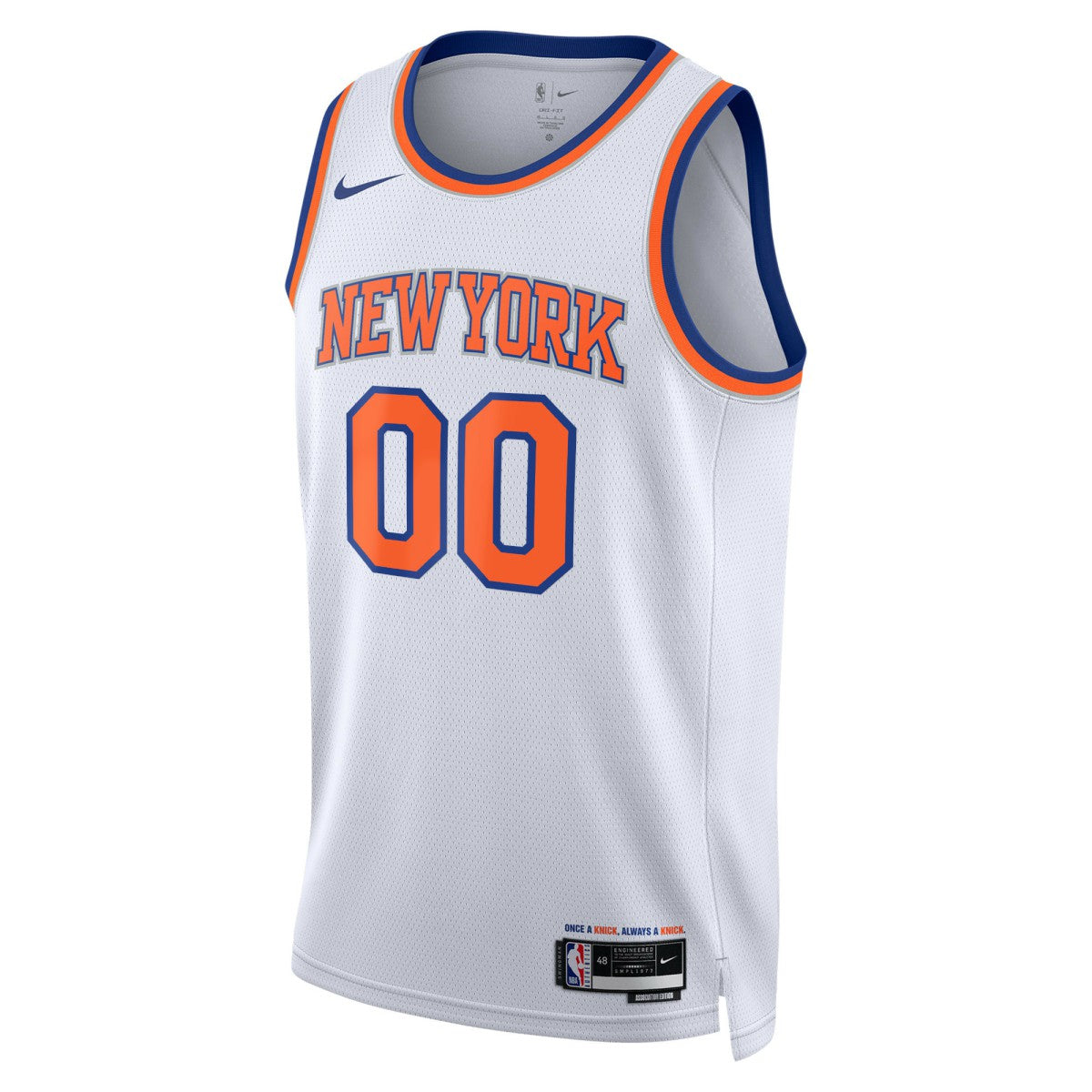 New York Knicks Unisex Swingman Custom Jersey White New
