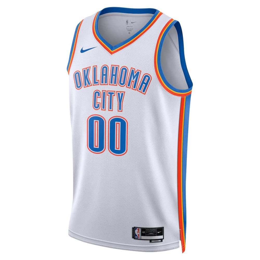 Oklahoma City Thunder Unisex Swingman Custom Jersey White Outlet