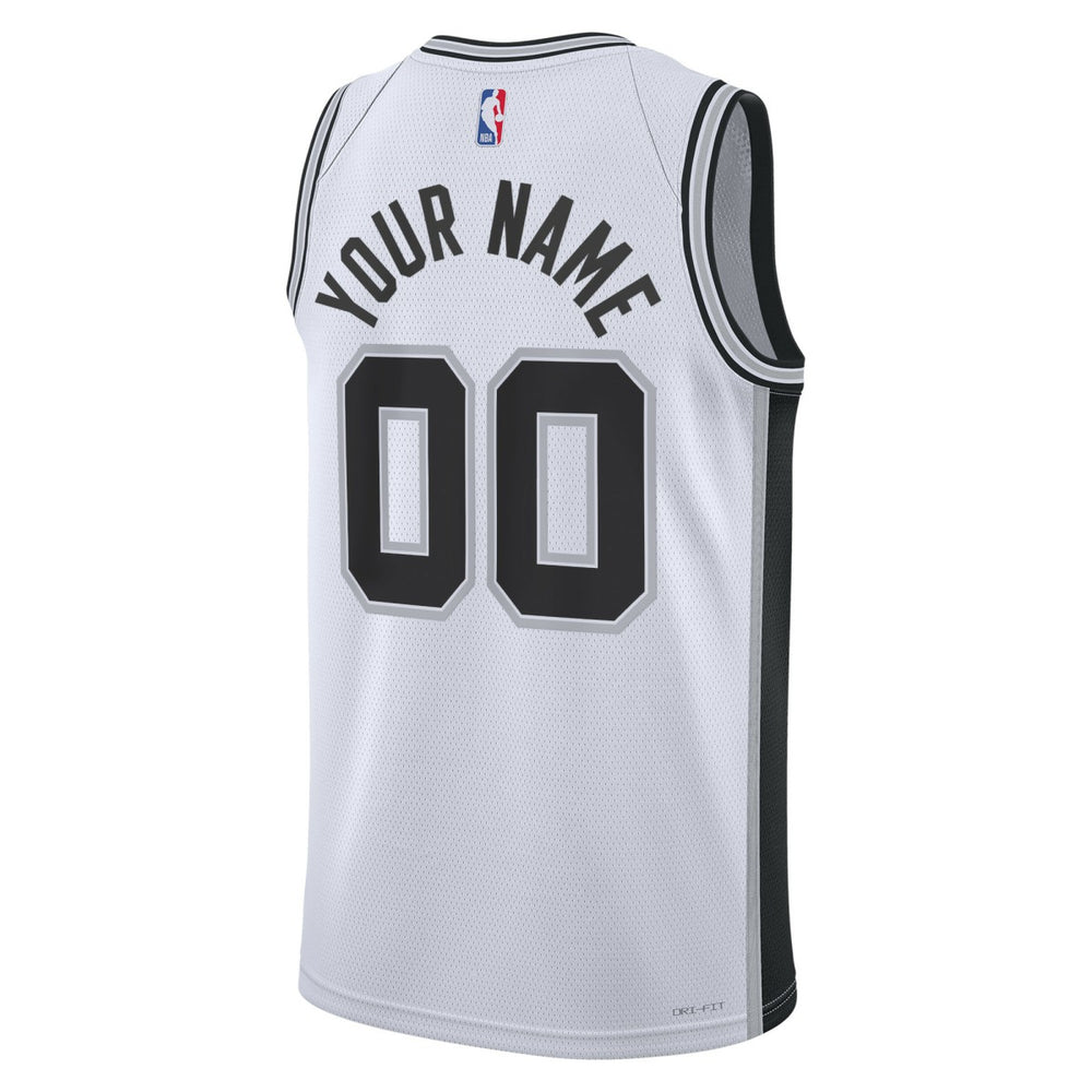 San Antonio Spurs Unisex Swingman Custom Jersey White Discount