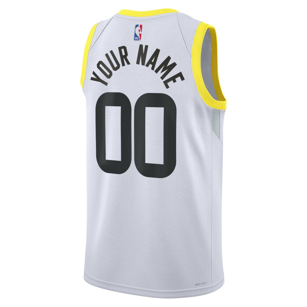 Utah Jazz Unisex Swingman Custom Jersey White On Sale
