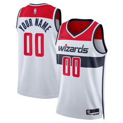Washington Wizards Unisex Swingman Custom Jersey White New