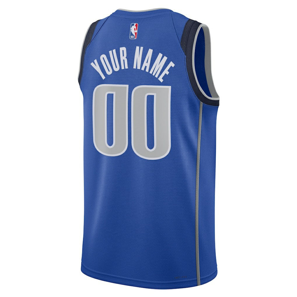 Dallas Mavericks Unisex Swingman Custom Jersey Blue sale On Sale