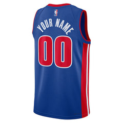 Detroit Pistons Unisex Swingman Custom Jersey Blue sale New