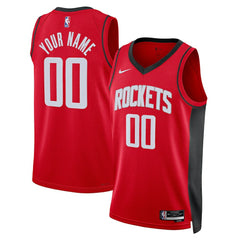 Houston Rockets Unisex Swingman Custom Jersey Red Online
