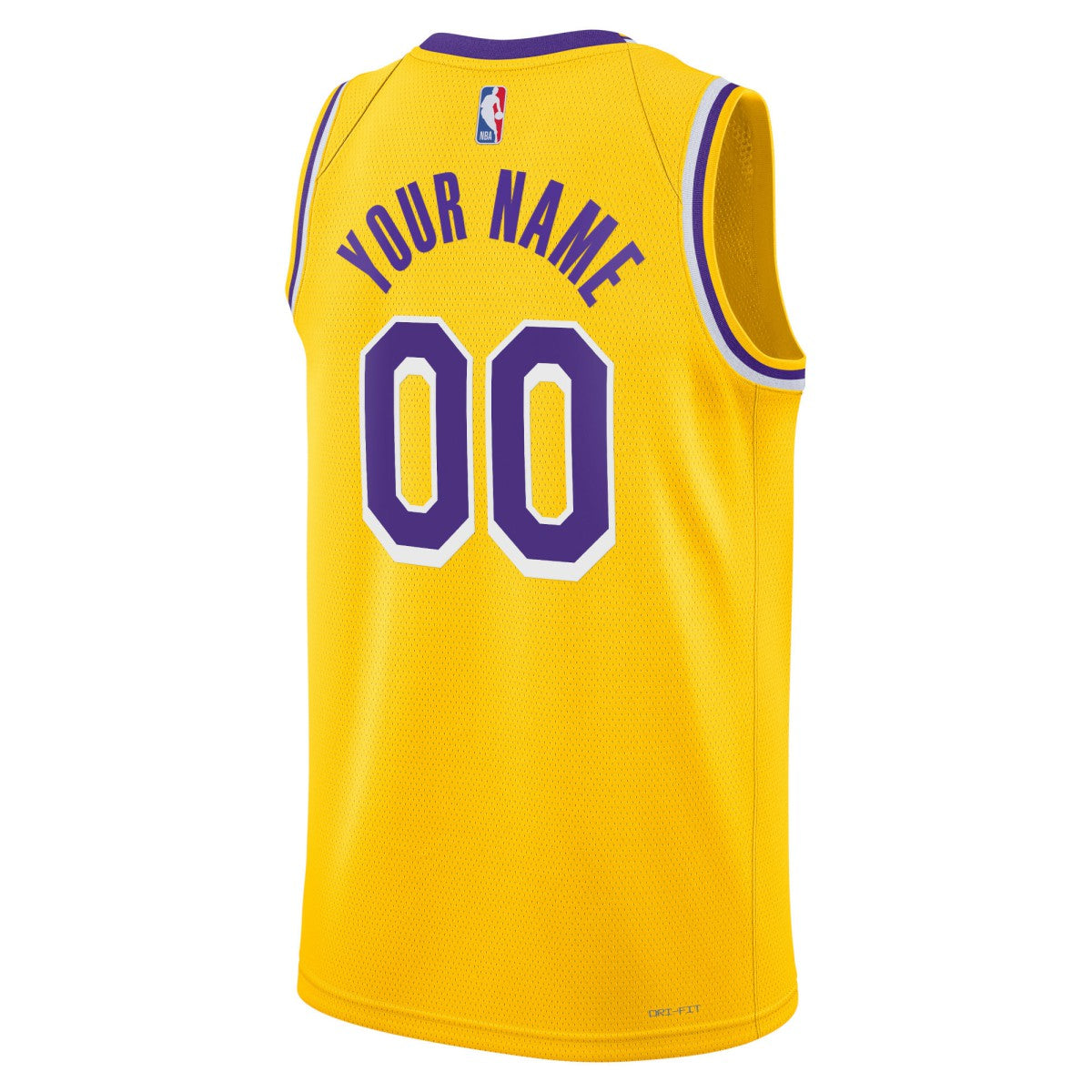 Los Angeles Lakers Unisex Swingman Custom Jersey Gold Online