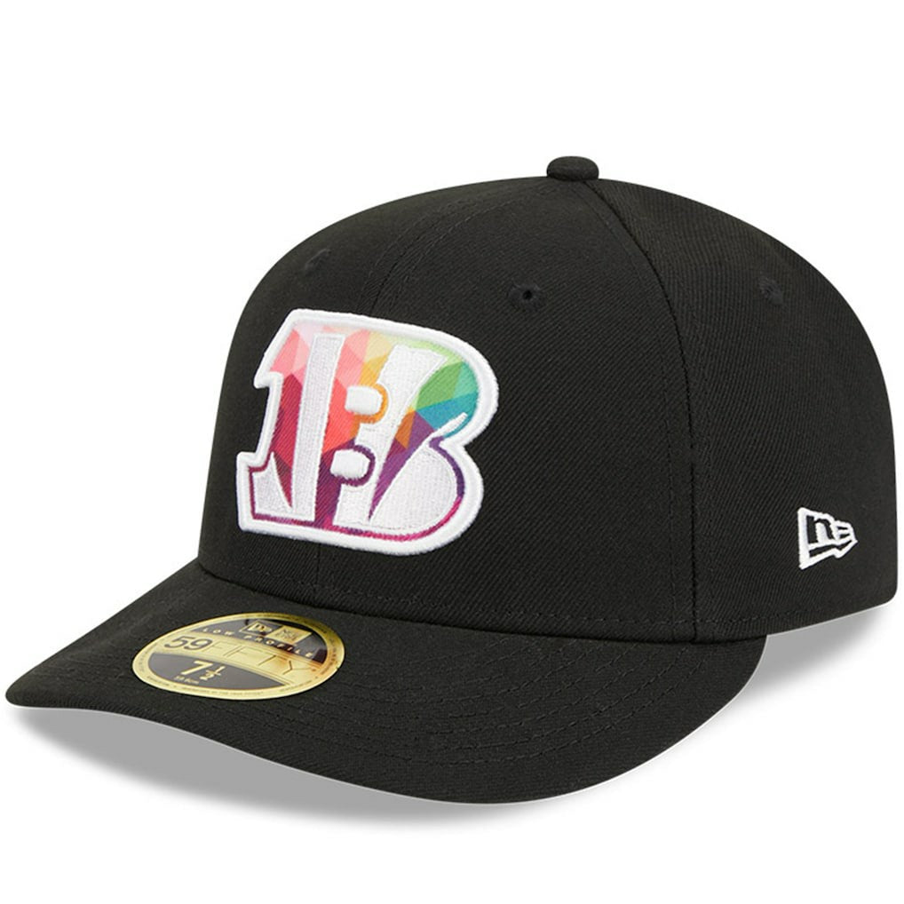 Cincinnati Bengals New Era 2023 NFL Crucial Catch Low Profile 59FIFTY Fitted Hat