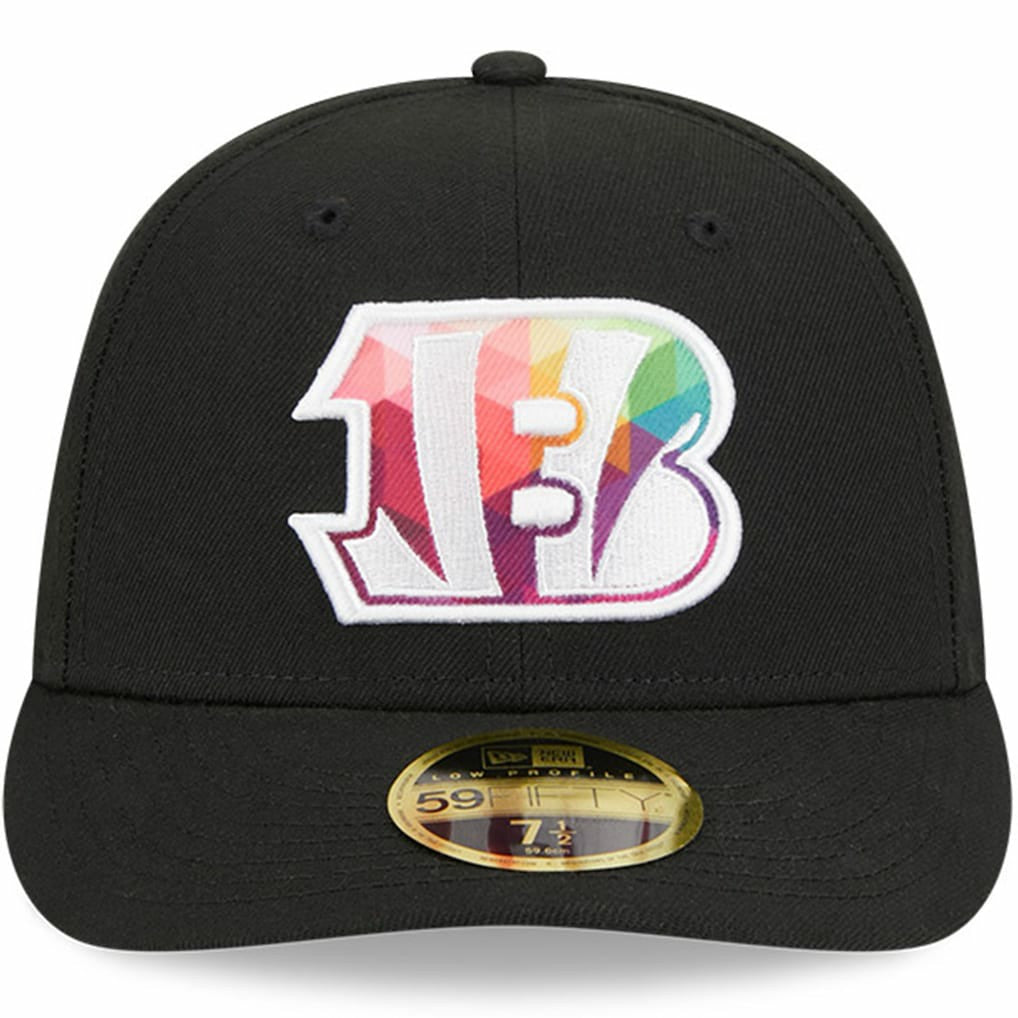 Cincinnati Bengals New Era 2023 NFL Crucial Catch Low Profile 59FIFTY Fitted Hat