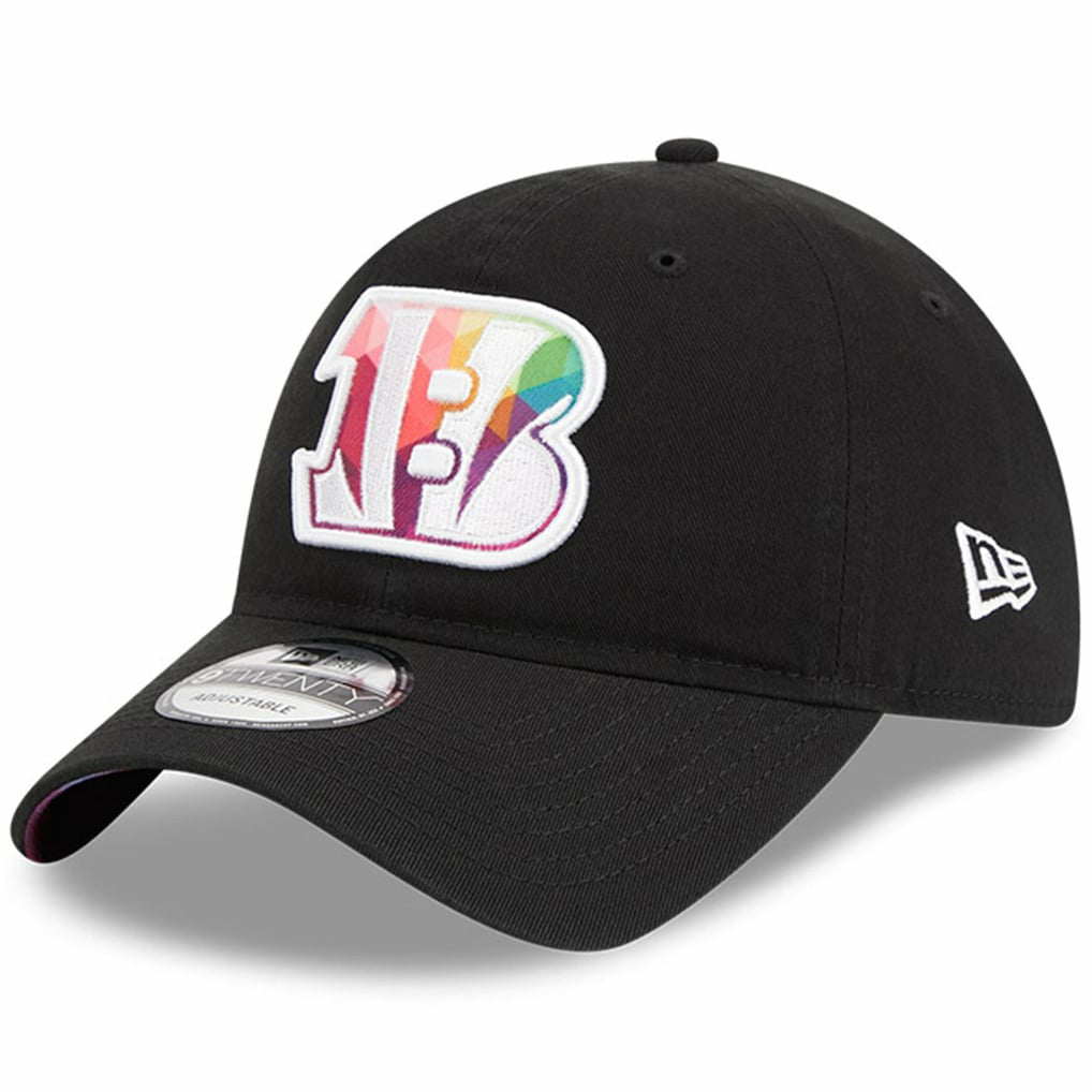 Cincinnati Bengals New Era 2023 NFL Crucial Catch 9TWENTY Adjustable Hat