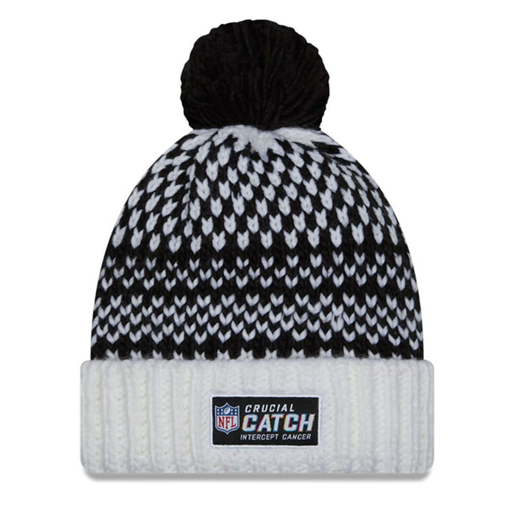 Cleveland Browns New Era Women's 2023 NFL Crucial Catch Cuffed Pom Knit Hat