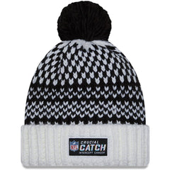 New Orleans Saints New Era Women's 2023 NFL Crucial Catch Cuffed Pom Knit Hat