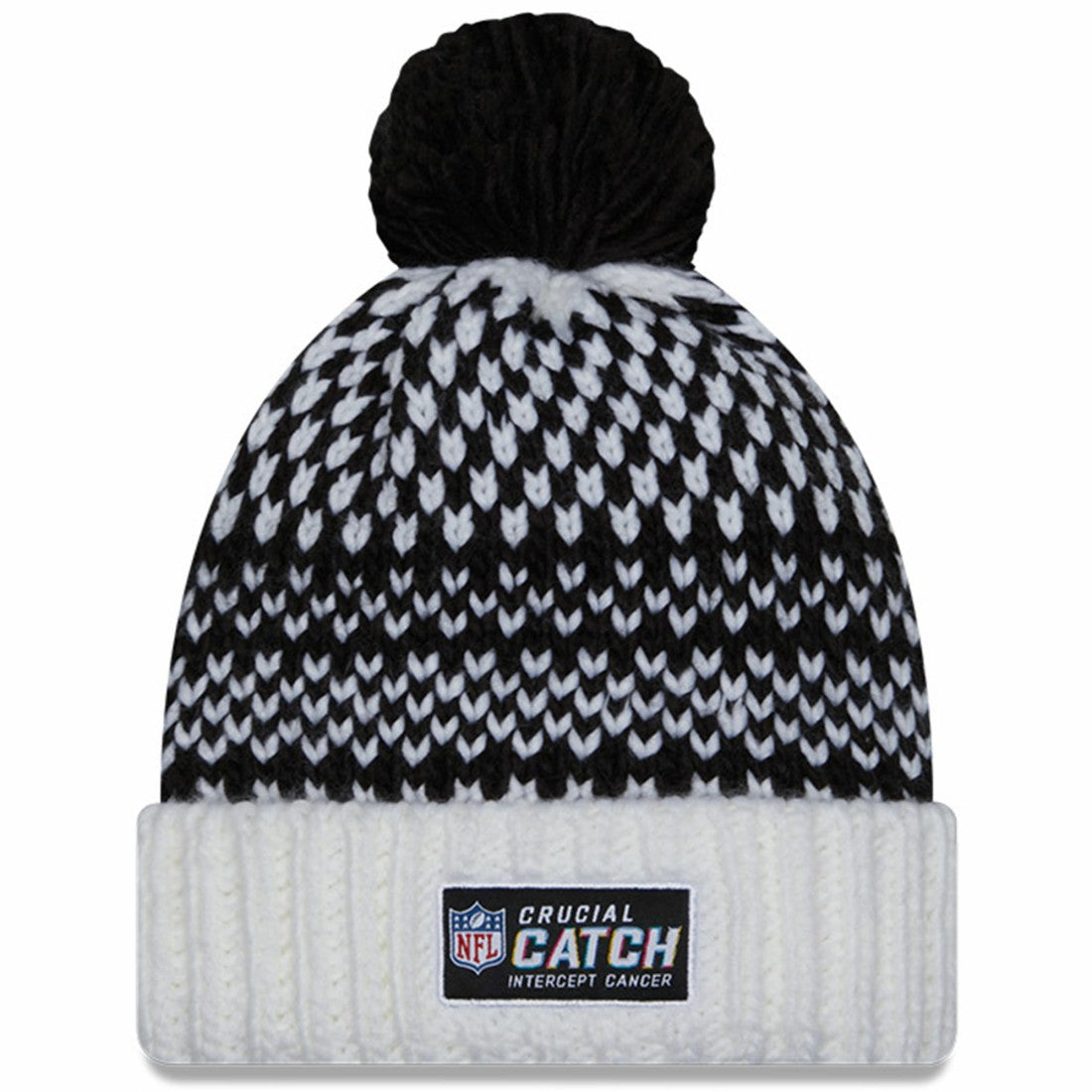 Tampa Bay Buccaneers New Era Women's 2023 NFL Crucial Catch Cuffed Pom Knit Hat