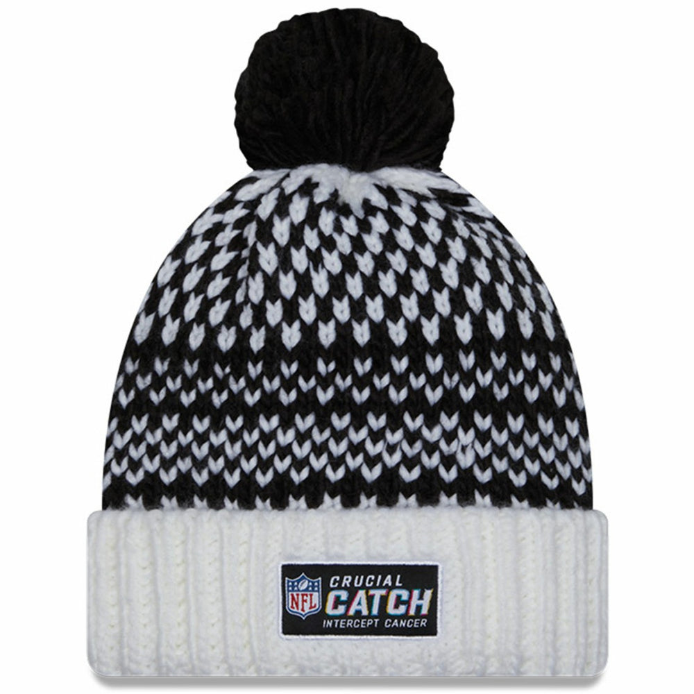 Tampa Bay Buccaneers New Era Women's 2023 NFL Crucial Catch Cuffed Pom Knit Hat