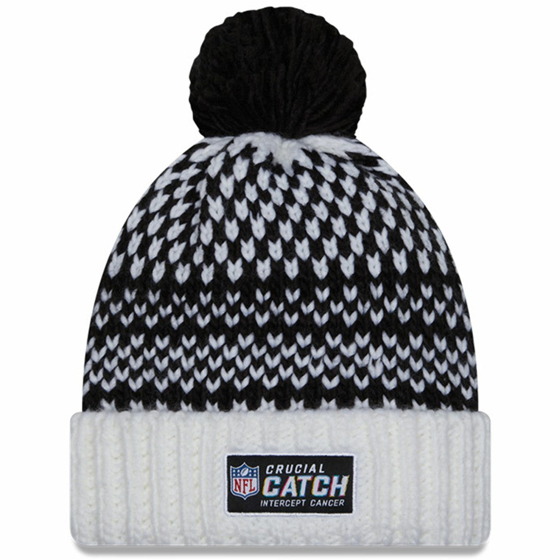 Tennessee Titans New Era Women's 2023 NFL Crucial Catch Cuffed Pom Knit Hat