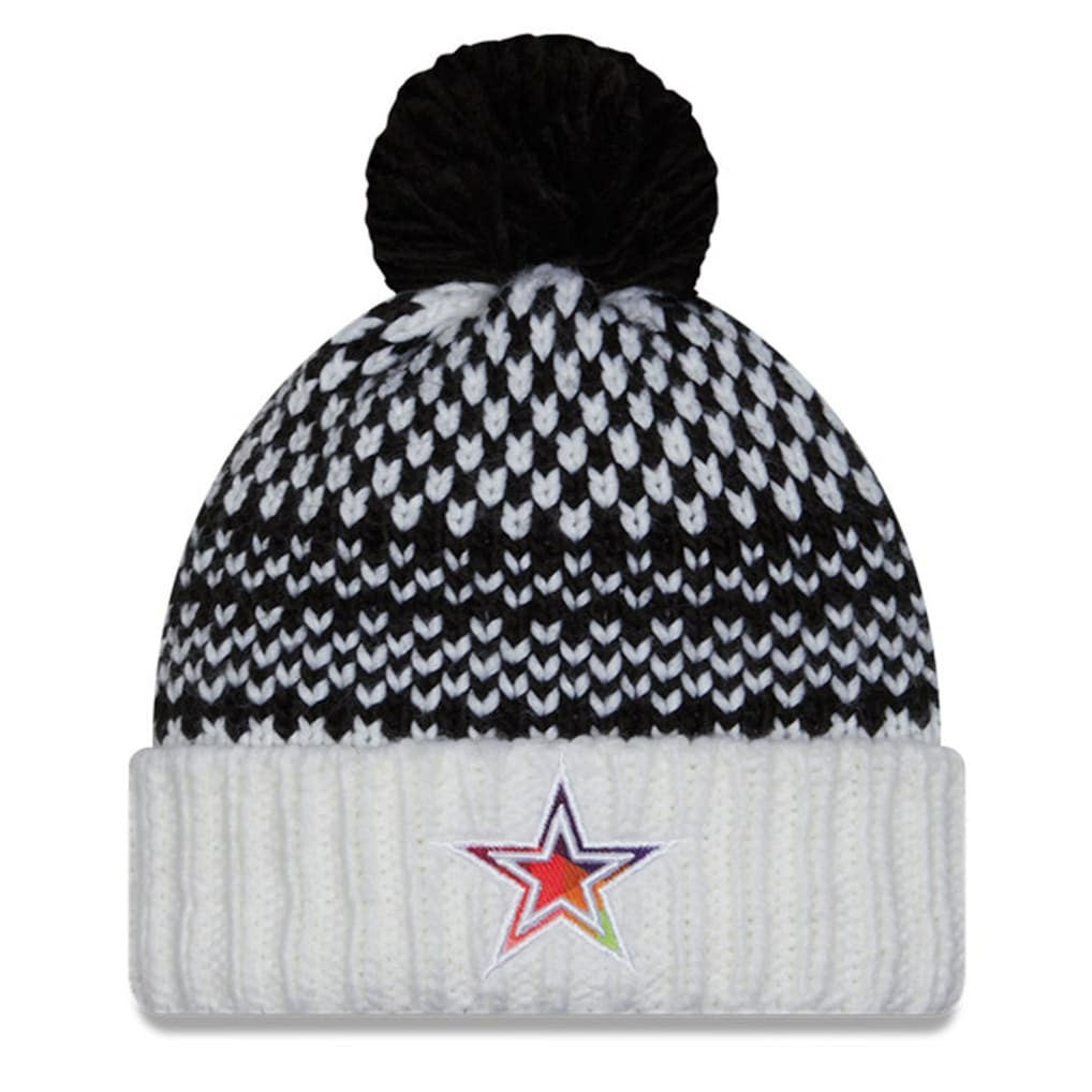 Dallas Cowboys New Era Women's 2023 NFL Crucial Catch Cuffed Pom Knit Hat