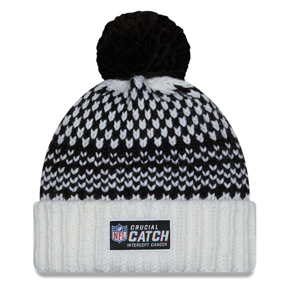 Dallas Cowboys New Era Women's 2023 NFL Crucial Catch Cuffed Pom Knit Hat