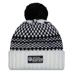 Dallas Cowboys New Era Women's 2023 NFL Crucial Catch Cuffed Pom Knit Hat